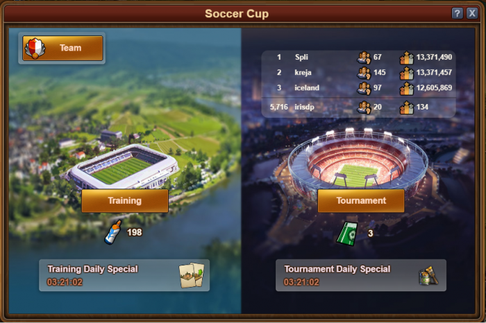 forge of empires soccer event summer 2018